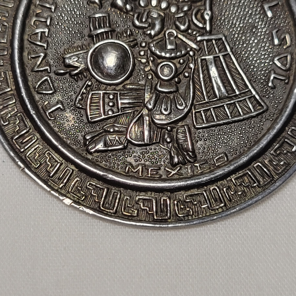 💢💢925 SILVER VINTAGE HECHO EN MÉXICO PENDANT - Picture 12 of 12